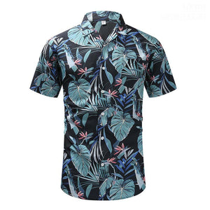 Summer Vintage Hawaiian Pattern Printed Shirts