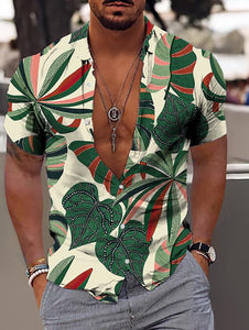 Men's Hawaiian Polo Holiday Shirt - G