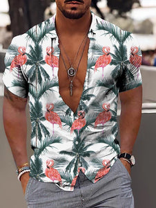 Men's Hawaiian Polo Holiday Shirt - J