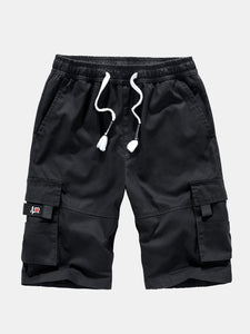 Drawstring Chino Cargo Shorts