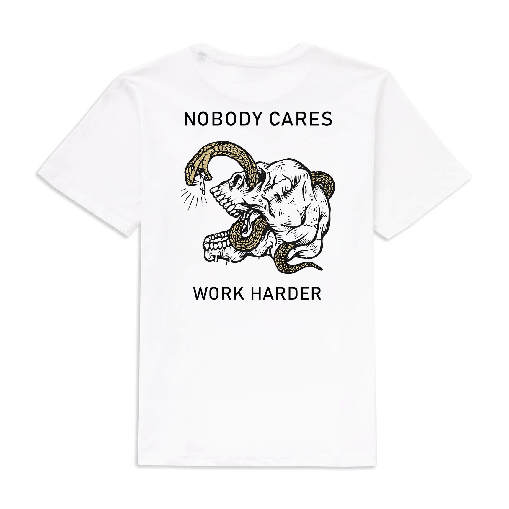 Nobody Cares Work Harder Printed Women's T-shirt