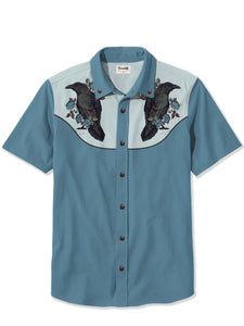 Flower Crow - 100% Cotton Shirt