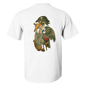 Pirate Pelican Printed Men's T-shirt