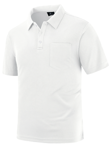 Men's Casual Business Lapel Pocket Polo Shirt-Tomanvery