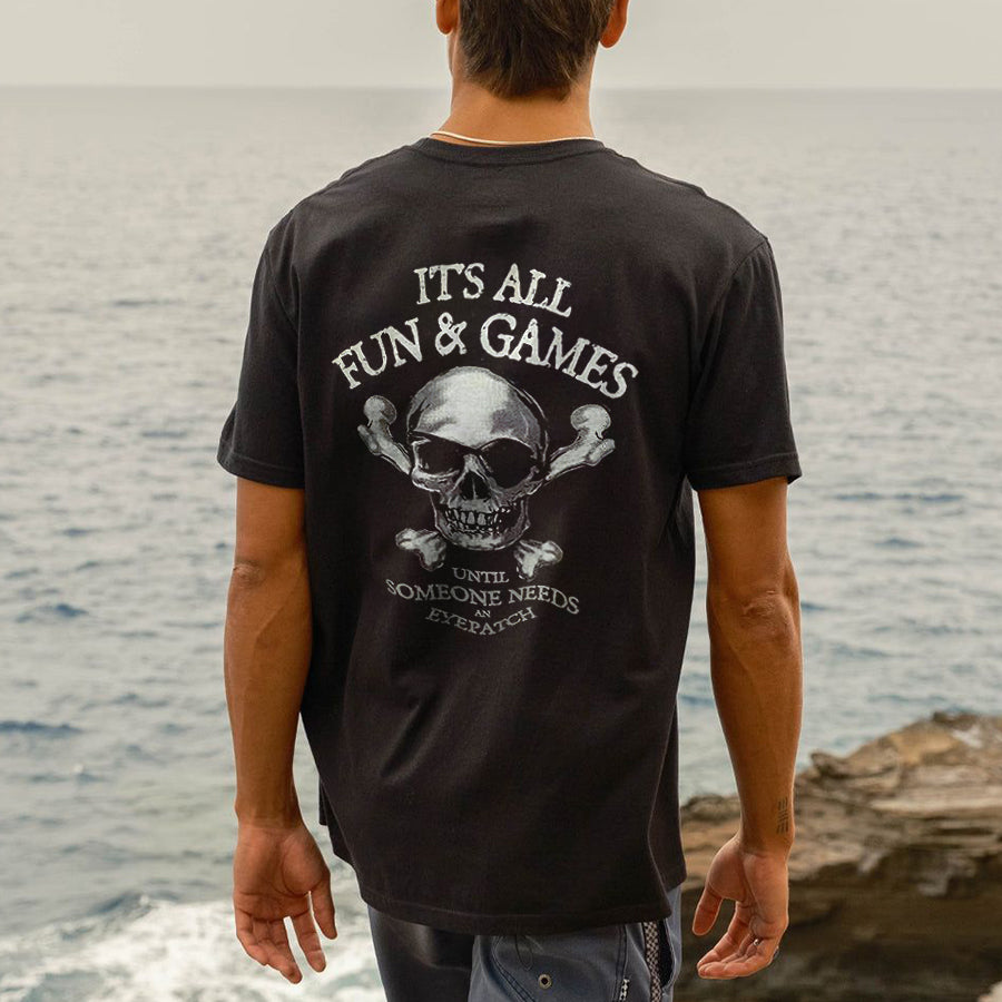 It's All Fun & Game Printed Men's T-shirt