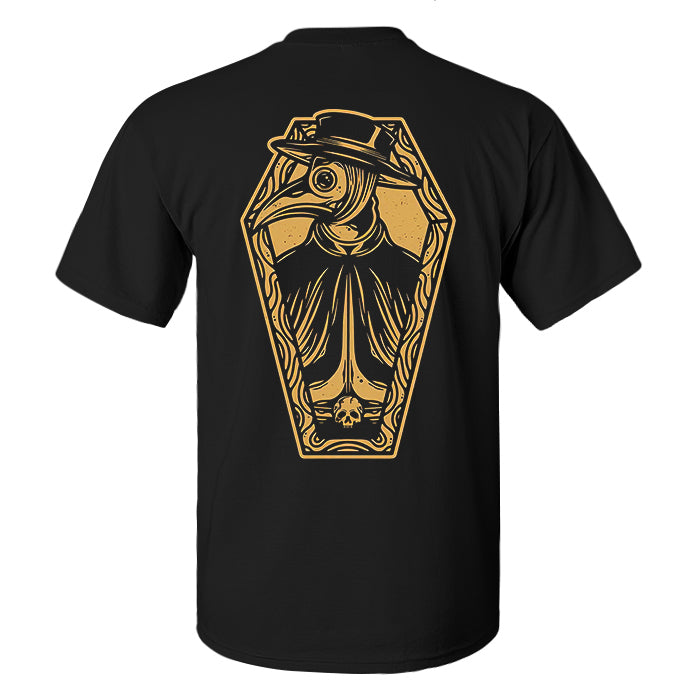 Plague Doctor Coffin Print Men's T-shirt