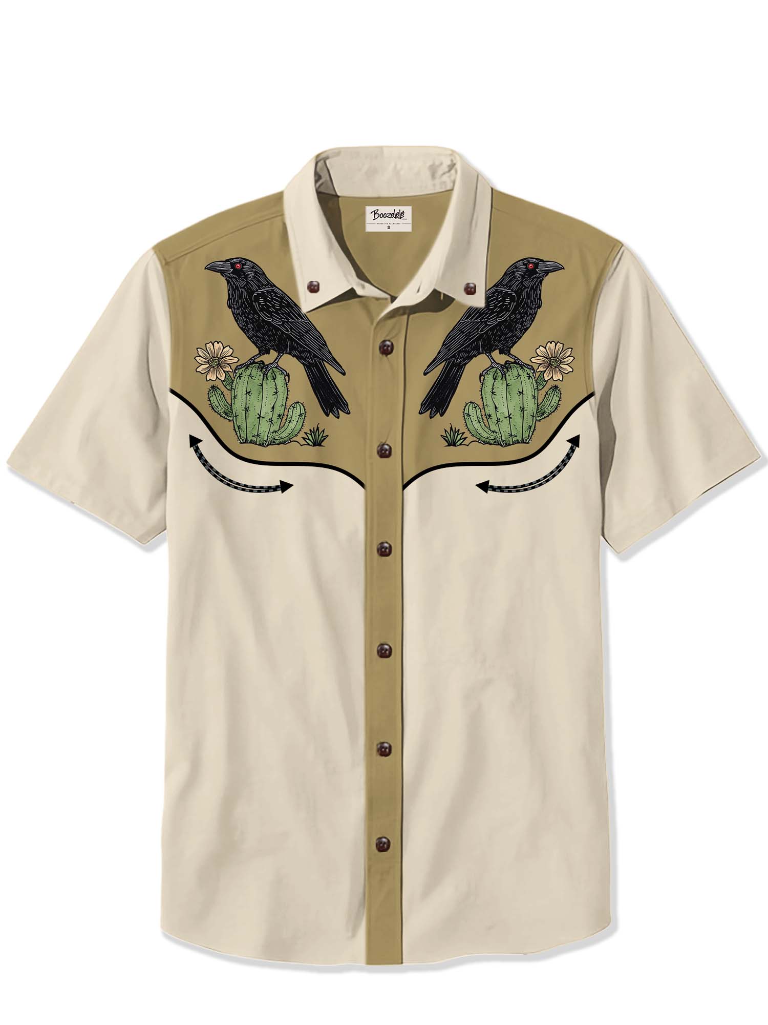 Cactus Crow - 100% Cotton Shirt