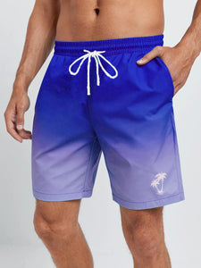 Men's Hawaiian Coconut Print Comfort Shorts