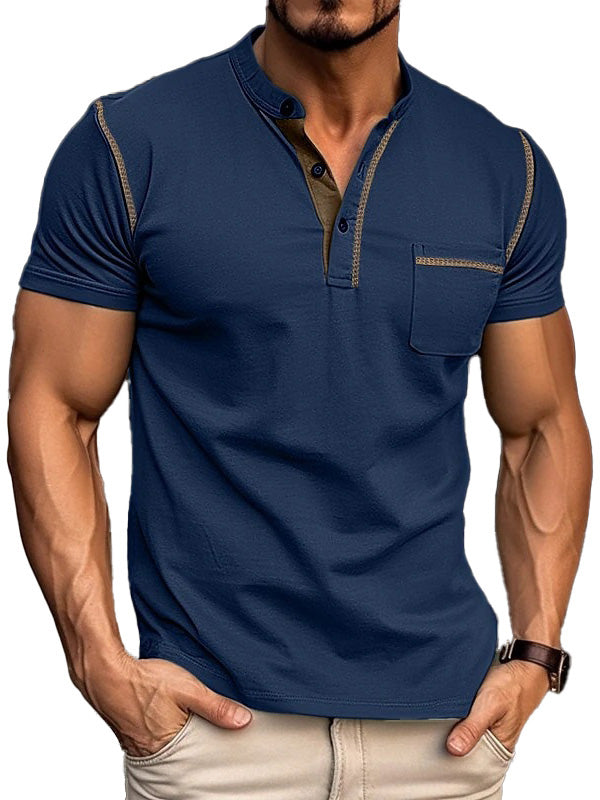 Men's Fashion Cotton Short Sleeve Polo Shirt-Tomanvery