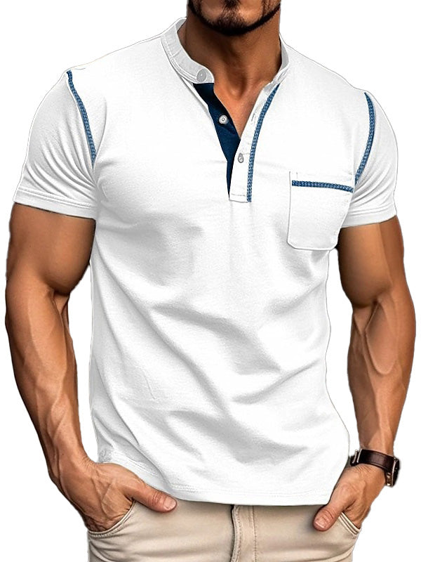 Men's Fashion Cotton Short Sleeve Polo Shirt-Tomanvery