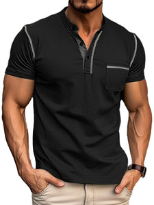 Men's Fashion Cotton Short Sleeve Polo Shirt-Tomanvery