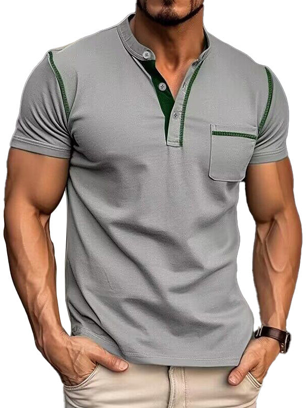 Men's Fashion Cotton Short Sleeve Polo Shirt-Tomanvery