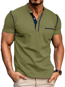 Men's Fashion Cotton Short Sleeve Polo Shirt-Tomanvery