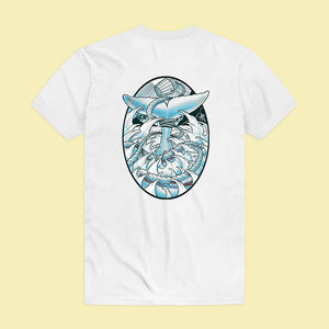 Whale Catching Printed Men's T-shirt