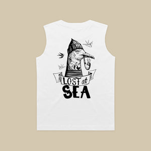 Lost At Sea Printed Men's Tank