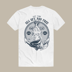 Let The Sea Set You Free Printed Men's T-shirt