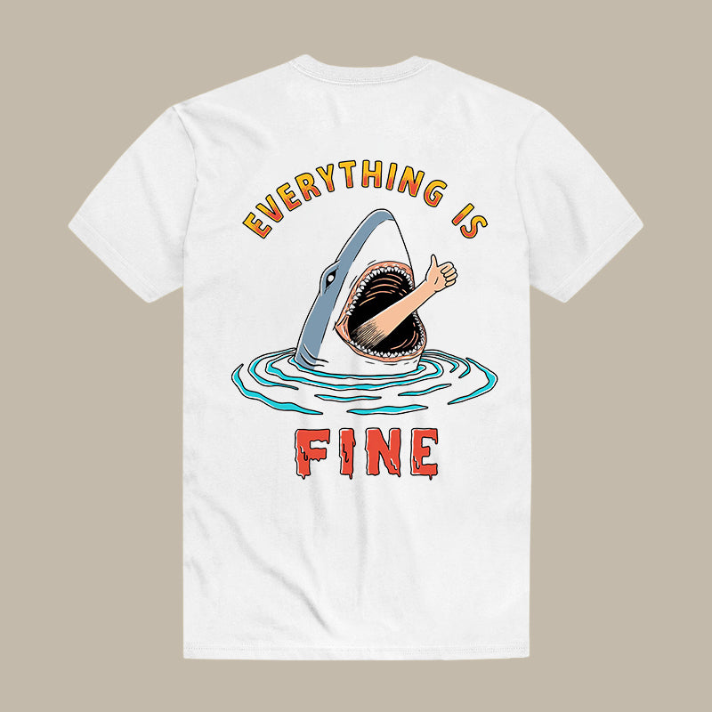 Everything Is Fine Printed Men's T-shirt