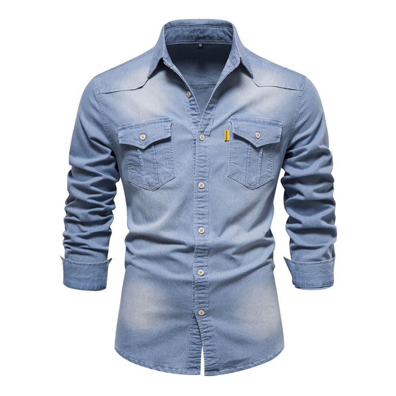 MEN'S VINTAGE DENIM SHIRT 55864663X