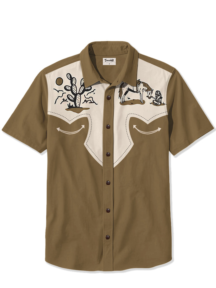 Wilderness Cowboy - 100% Cotton Shirt