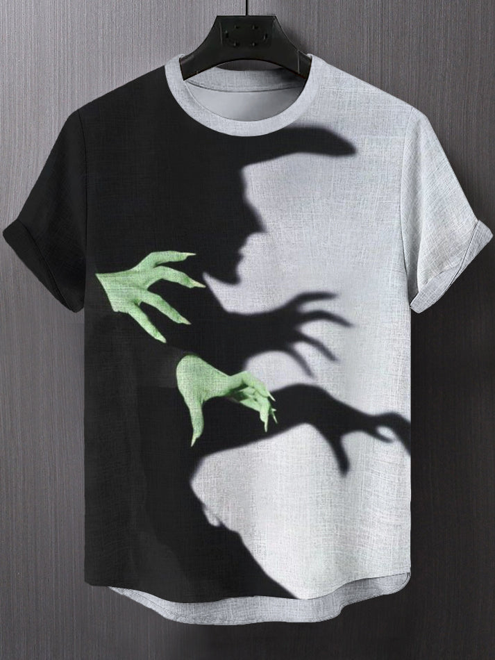 Men's Witch Shadow Art Print T-Shirt