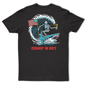 Comin' In Hot Printed Men's T-shirt