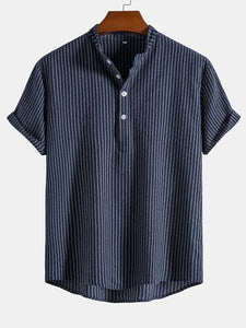 Man striped Henley Shirts