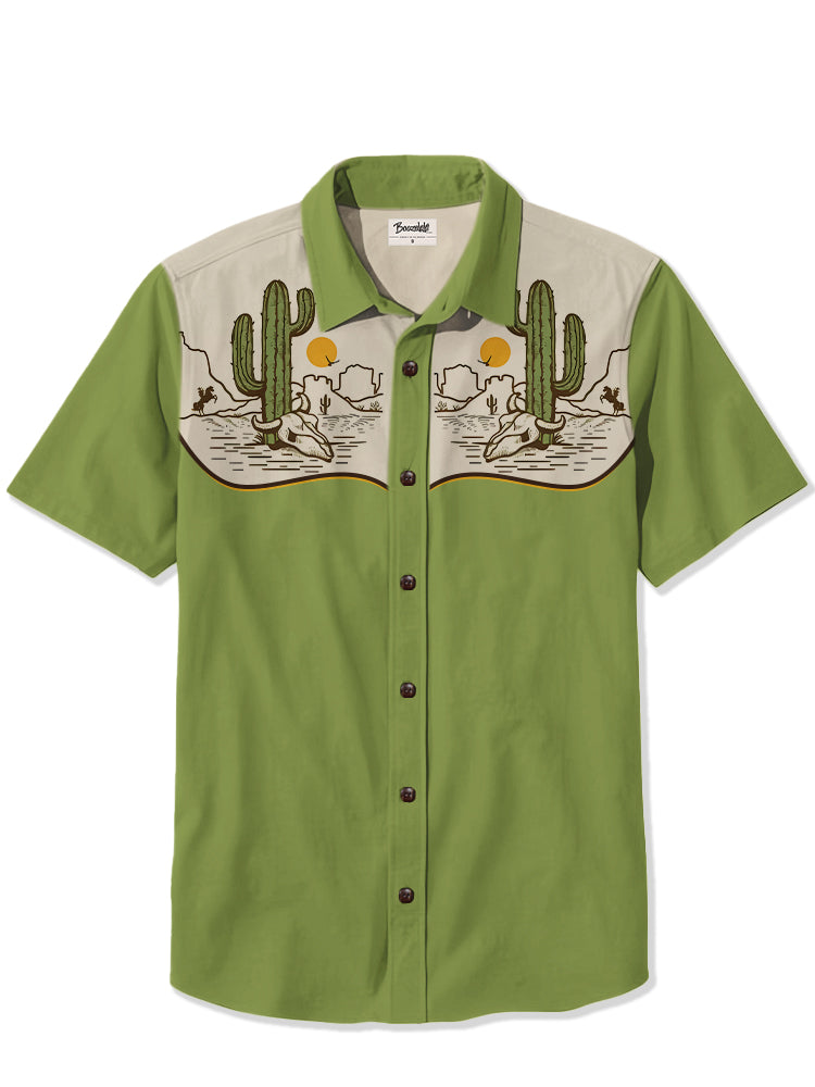 Heading For The Cactus - 100% Cotton Shirt