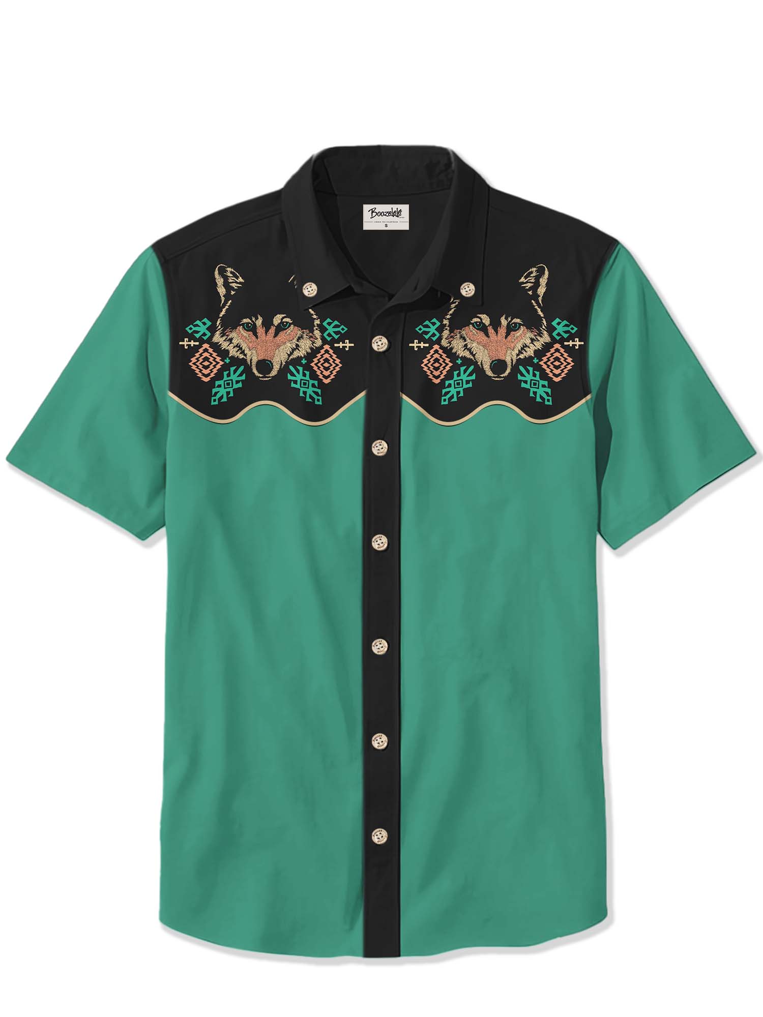 Aztec Wolf - 100% Cotton Shirt