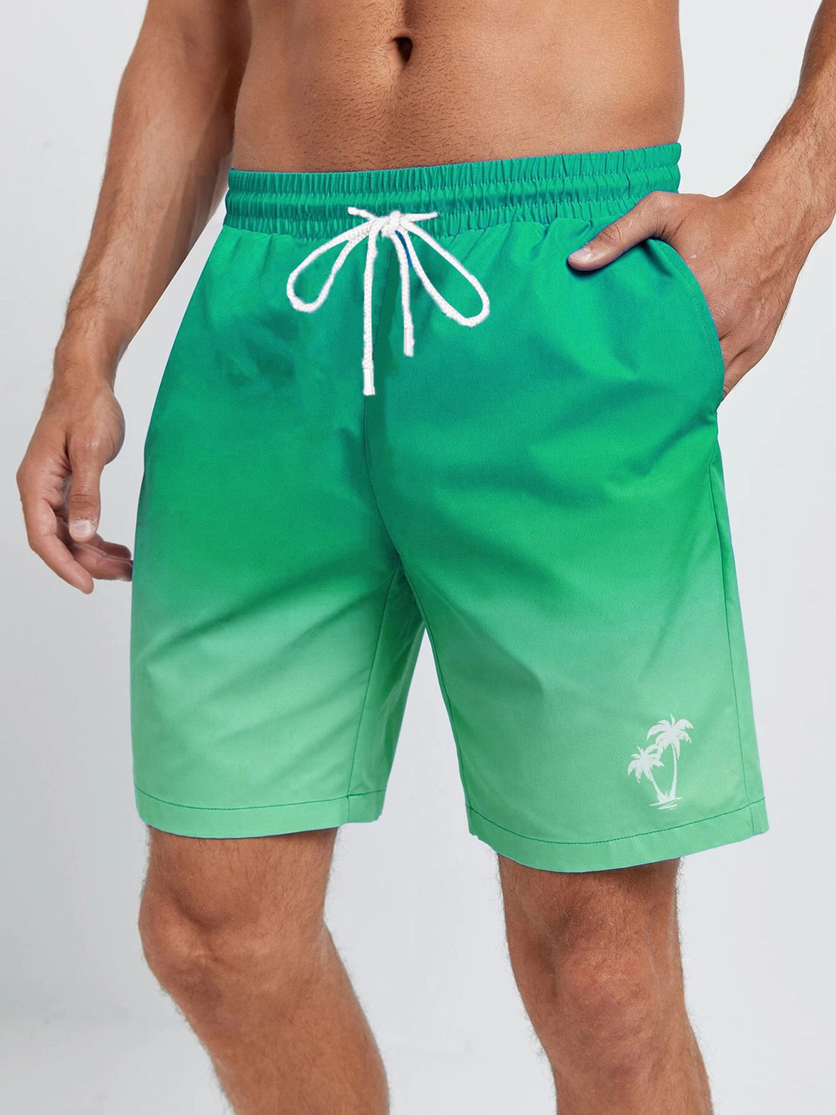 Men's Hawaiian Coconut Print Comfort Shorts