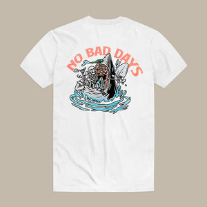 No Bad Days Printed Skeleton T-shirt