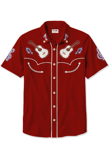 Country And Western Guitar - 100% Cotton Shirt