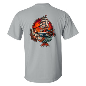 Ocean Legend Mermaid Printed Men's T-shirt