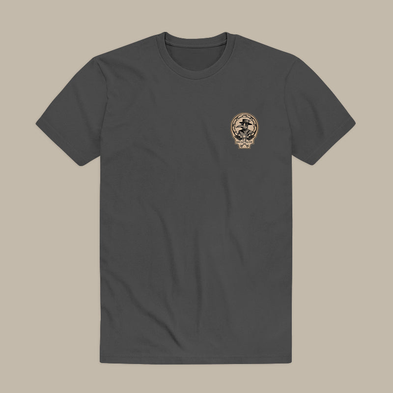 Vintage Plague Doctor Print Men's T-shirt