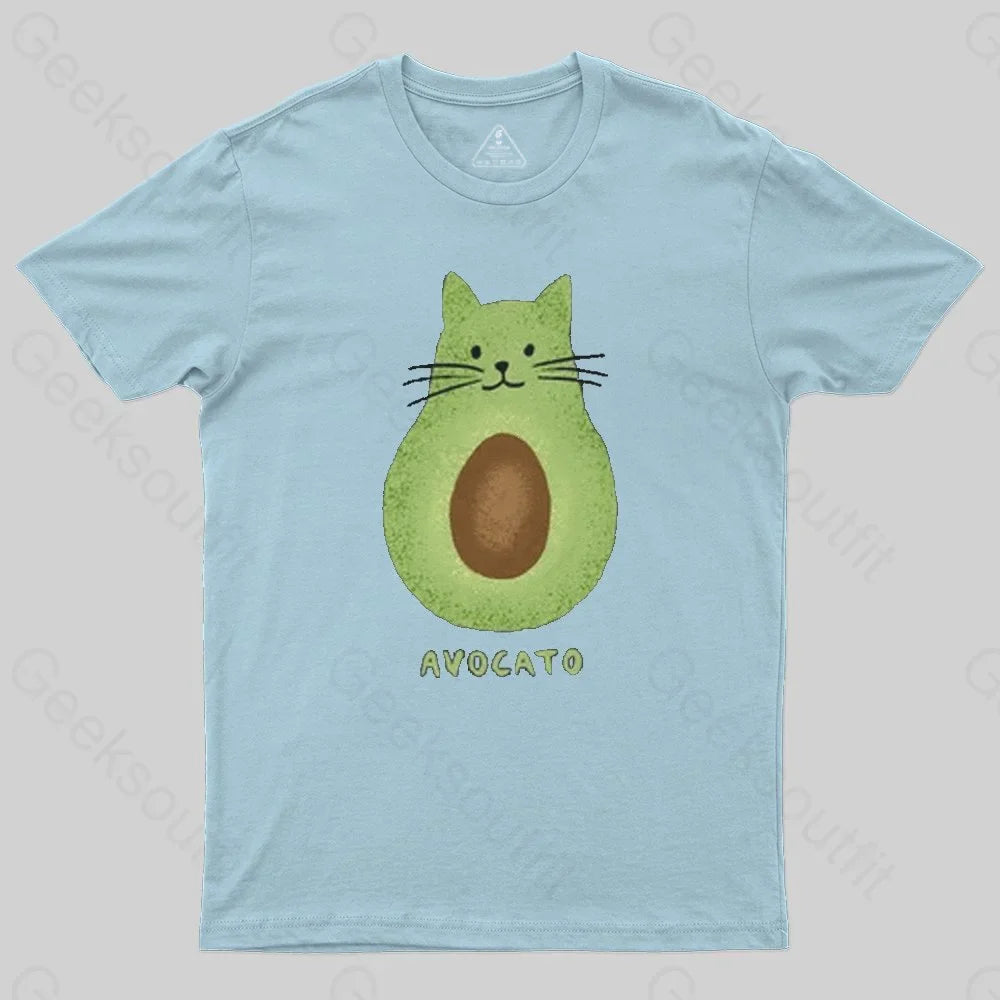 Avocato Cat Avocado Pun T-Shirt - Geeksoutfit