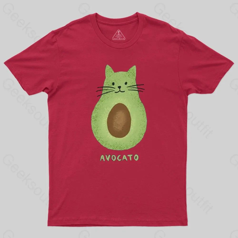 Avocato Cat Avocado Pun T-Shirt - Geeksoutfit