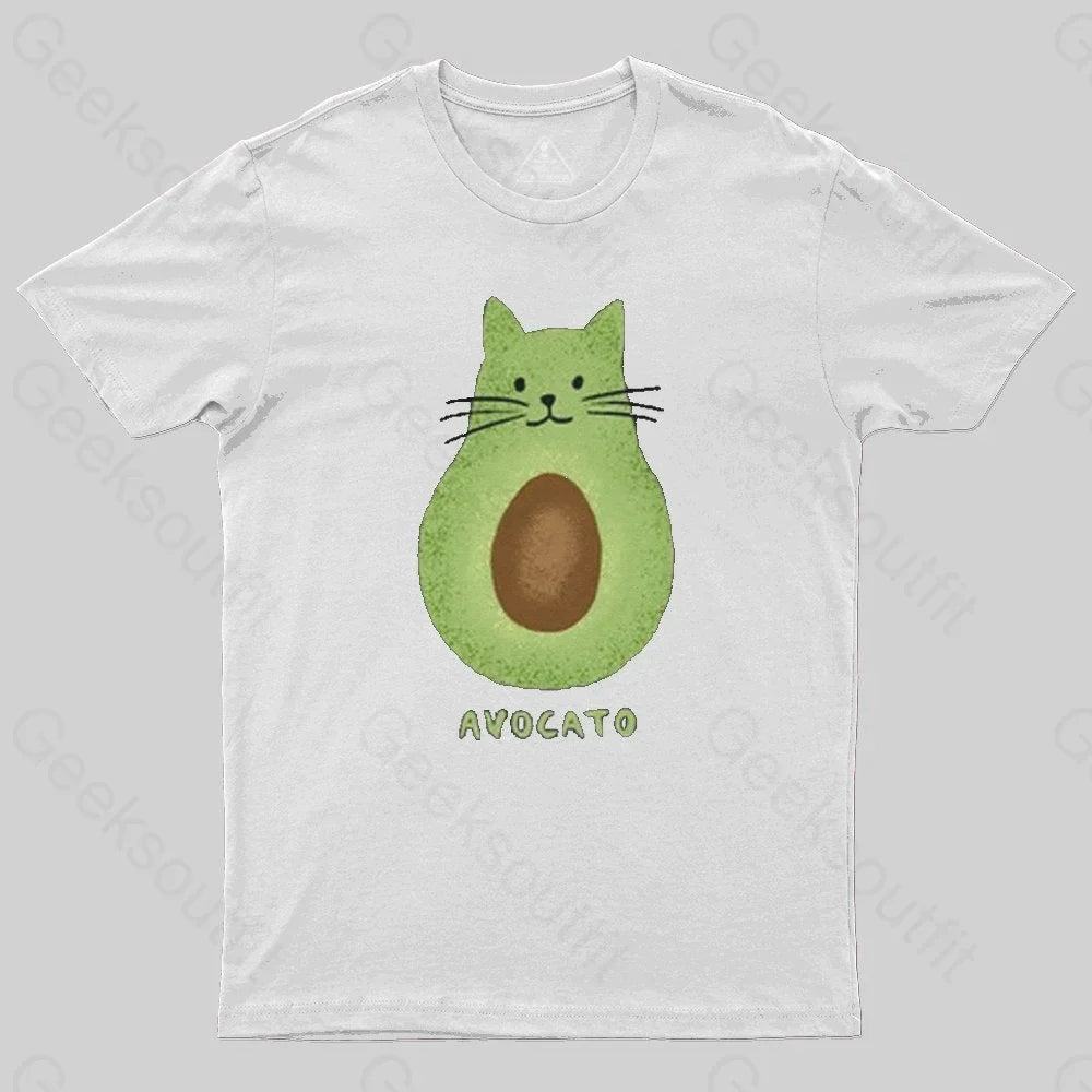 Avocato Cat Avocado Pun T-Shirt - Geeksoutfit