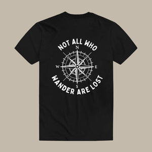 Not All Who Wander Are Lost Printed Men's T-shirt