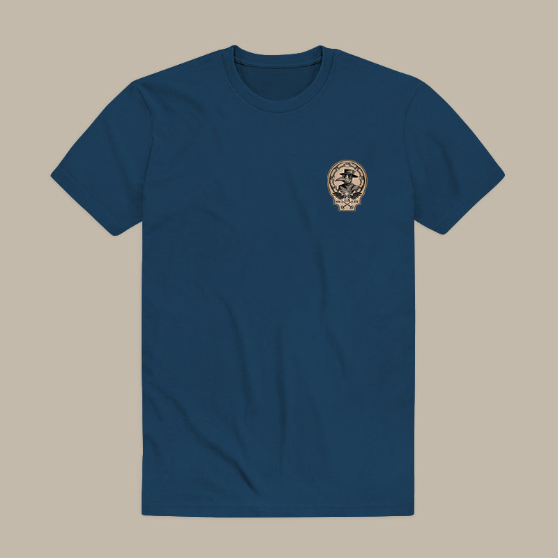 Vintage Plague Doctor Print Men's T-shirt