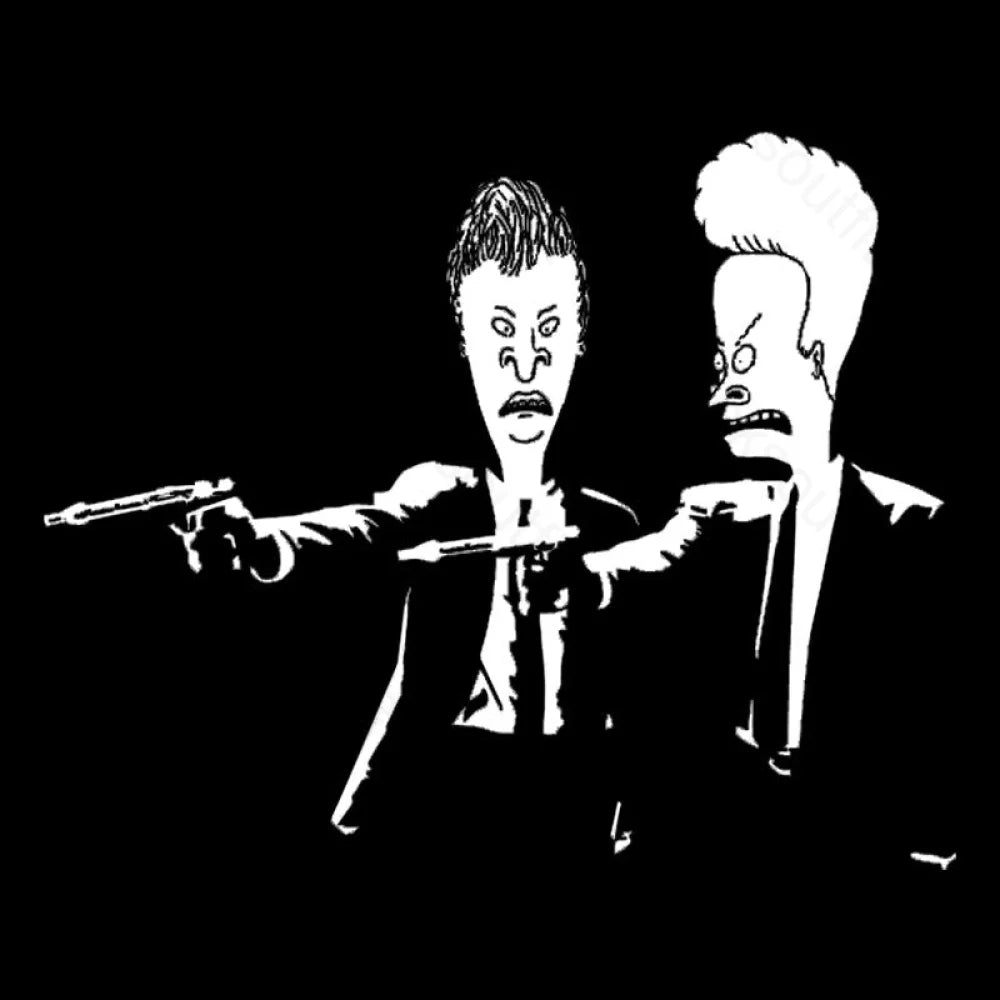 Beavis And Butthead Pulp Fiction Nerd T-Shirt