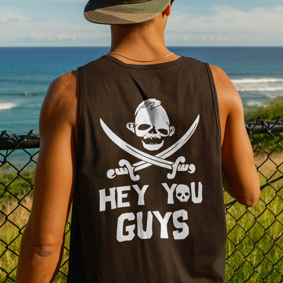 Hey You Guys Printed Men's Tank