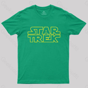 Cosmic Voyage Sw Parody Nerd T-Shirt Green / S