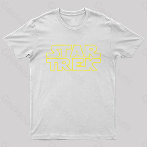 Cosmic Voyage Sw Parody Nerd T-Shirt White / S