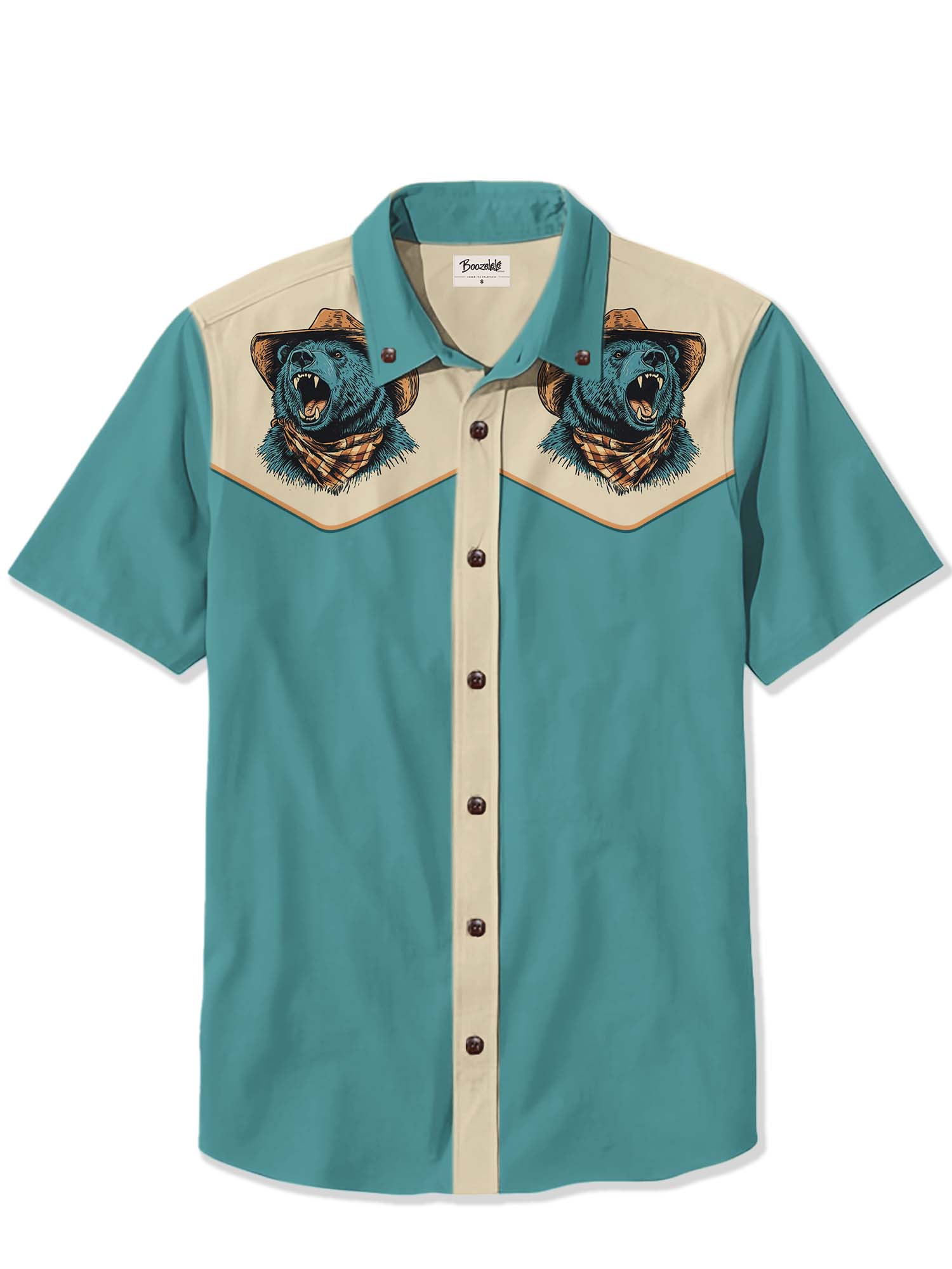 Cowboy Bear - 100% Cotton Shirt