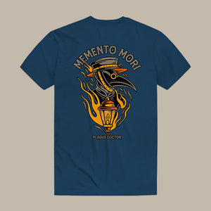 Memento Mori Plague Doctor Printed Men's T-shirt