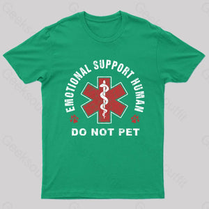 Emotional Support Human T-Shirt Green / S