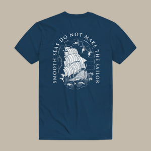 Smooth Seas Do Not Make The Sailor Print Men's T-shirt