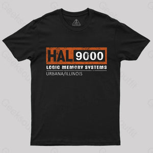 Hal 9000 Distressed Classic T-Shirt Black / S