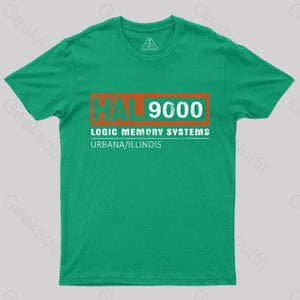 Hal 9000 Distressed Classic T-Shirt Green / S