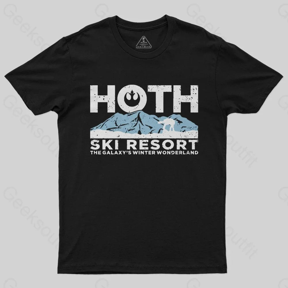 Hoth Ski Resort T-Shirt - Geeksoutfit