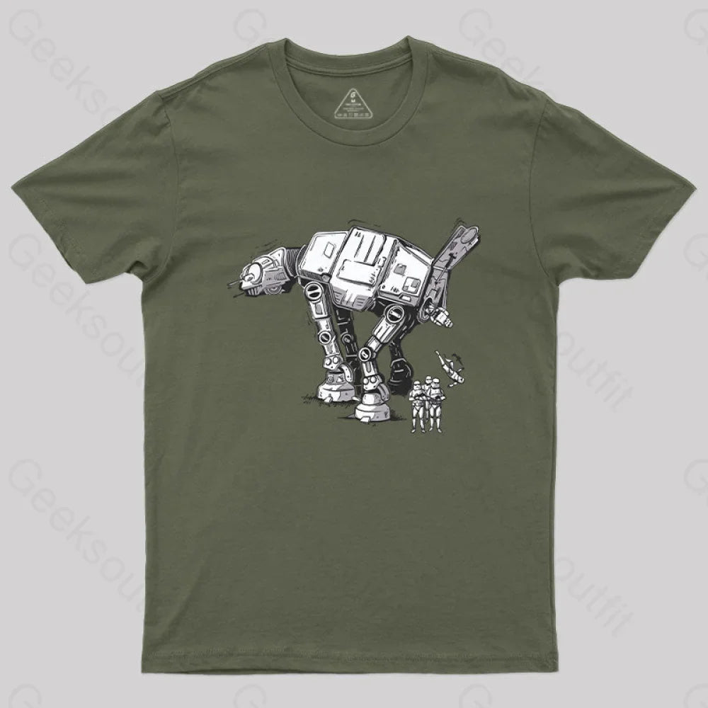 Imperial Walker T-Shirt Army Green / S Yc